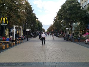 Bulevar Vitosha en Sofía - Bulgaria